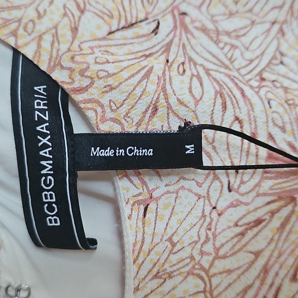 NWT BCBG MaxazriaFront Tie Corkcombo Dress - Picture 11 of 12